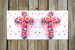 Christian cross, flowers 2 | 4 Faith Sublimation Mug designs Product Image 2