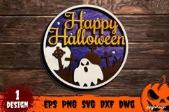 Halloween Porch Sign Svg | Laser Cut | Door hanger Product Image 1