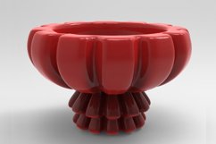 Geometric Succulent 3D Printing Planter Model Product Image 1