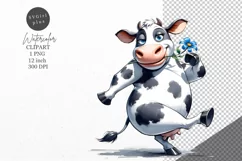 Cow clipart, Funny clipart, Farm animals clipart Product Image 1
