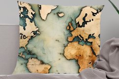 Vintage Floral Maps Seamless Patterns Backgrounds, Product Image 7