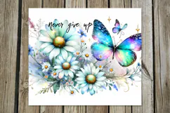Fairy Butterfly | 4 skinny tumbler Sublimation designs PLUS2 Product Image 2