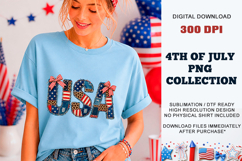 Faux Patchwork USA PNG | Sublimation DTF Product Image 6