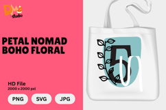Petal Nomad Boho Floral Monogram Product Image 1