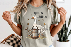 Queen Of The Garden PNG, Gardener Goose Png, Sublimation Product Image 5