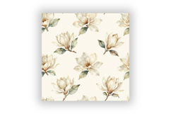 Gentle Meadow Digital Paper Pack, Neutral Floral Seamless Product Image 6