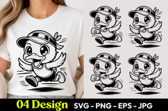 Running Chick SVG PNG Product Image 1