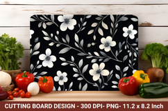Watercolor Flowers Cutting Board | Cutting Board png Product Image 1