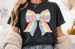 Easter Bow PNG Bundle, Easter Faux Yarn Bow PNG Bundle Product Image 3