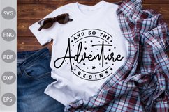 And So The Adventure Begins SVG Cut File Product Image 1