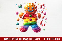 Gingerbread Man Clipart PNG Product Image 1