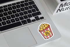 Here for the Drama&quot; Funny Popcorn Clipart Product Image 2