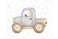Kid’s Toy Clipart, Nursery Decor Png, Trucks, Rockets, Cars Product Image 2