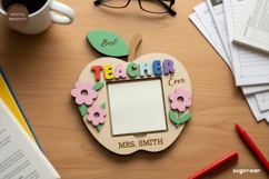 Apple Note Pad Holder Laser Cut | Glowforge | Gift Product Image 1