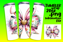 High-Quality 20oz Tumbler Design , Easter Bunny Product Image 1