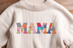 Vol.3 Patchwork Fabric Mama - PNG Product Image 6