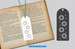 Flower Bookmark Papercut - Papercut Template Product Image 1