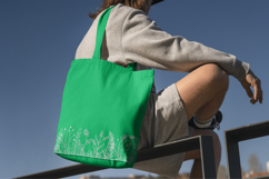 Delicate Meadow Line Art Embroidery Design Product Image 4