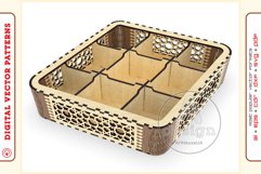 Box Organizer v2 - laser cut file - Glowforge ready SVG Product Image 6