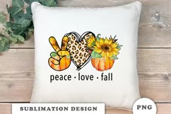 Peace Love Fall png sublimation designs downloads Product Image 5