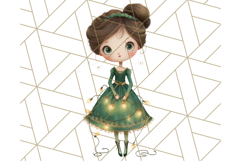 Christmas Whimsy Clipart, Holiday Kids PNG Graphics Product Image 2