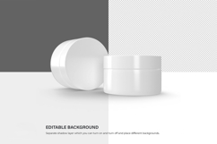 Plastic Cream Jars - PSD Mockup Product Image 6