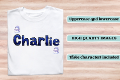 Frozen Princess Alphabet png clipart, Frozen letters doodle Product Image 6