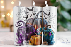 Halloween Pumpkin Tumbler Wrap | Sublimation | Tumblers Product Image 1