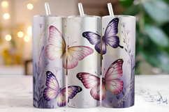 Butterflies Tumbler Wrap | Sublimation | Tumblers Product Image 1