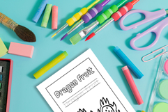 A to Z Fruit Coloring Book Printable Product Image 6