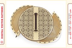 Box Organizer v28 - laser cut file - Glowforge ready SVG Product Image 6