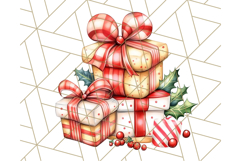Vintage Christmas Clipart PNG, Cute Animals Holiday Elements Product Image 2