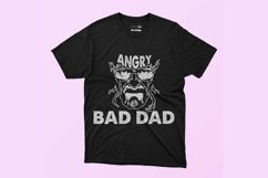 5 in 1 Bad Dad T-shirt Designs Bundle Product Image 1