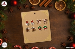 Christmas Stud Earrings Bundle | Jewerly SVG | Laser Cut Product Image 11