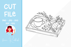 47 Easter Doodle Bundle Line Art Cut File Product Image 7