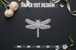 Floral Paper Cut SVG, Decorative Botanical Product Image 1