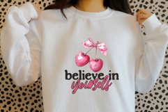 Believe in Yourself Motivational Quote T-Shirt Design PNG Product Image 1