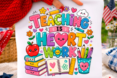 Cute Teacher School PNG Product Image 3