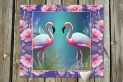 Flamingo | 14 straight skinny tumbler Sublimation designs Product Image 6