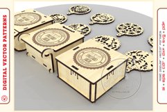 Christmas decorations v1 - laser cut file - Glowforge ready Product Image 6