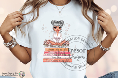 Bride Chibi PNG White Robe Bridal Shower Clipart Silver Hair Product Image 2