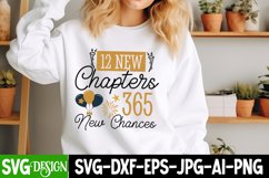 12 New Chapters 365 Chances SVG, New Year SVG Design Product Image 2