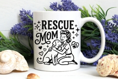 Rescue Mom Svg, Dog Mom Svg, Dog Lover Svg, Fur Mama Svg. Product Image 7