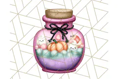 Pastel Goth Halloween PNG Clipart, Creepy Cute Art Product Image 2