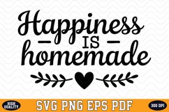 Happiness is homemade SVG | Quotes | SVG Cut files Product Image 1