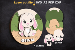 Baby Name Sign Bundle SVG laser cut files for Glowforge Product Image 6