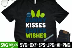 Bunny Kisses Easter Wishes SVG Cut File,Bunny Kisses Easter Product Image 2