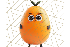 Cute Food PNG Clipart, 3D Adorable Kawaii Characters Png Product Image 2
