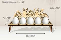 Easter Eggs Holder Laser Cut | Glowforge | SVG Product Image 2