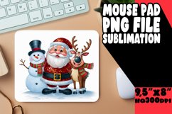 CHEERFUL MOUSE PAD SUBLIMATION INSPIRATION, Christmas Santa Product Image 1